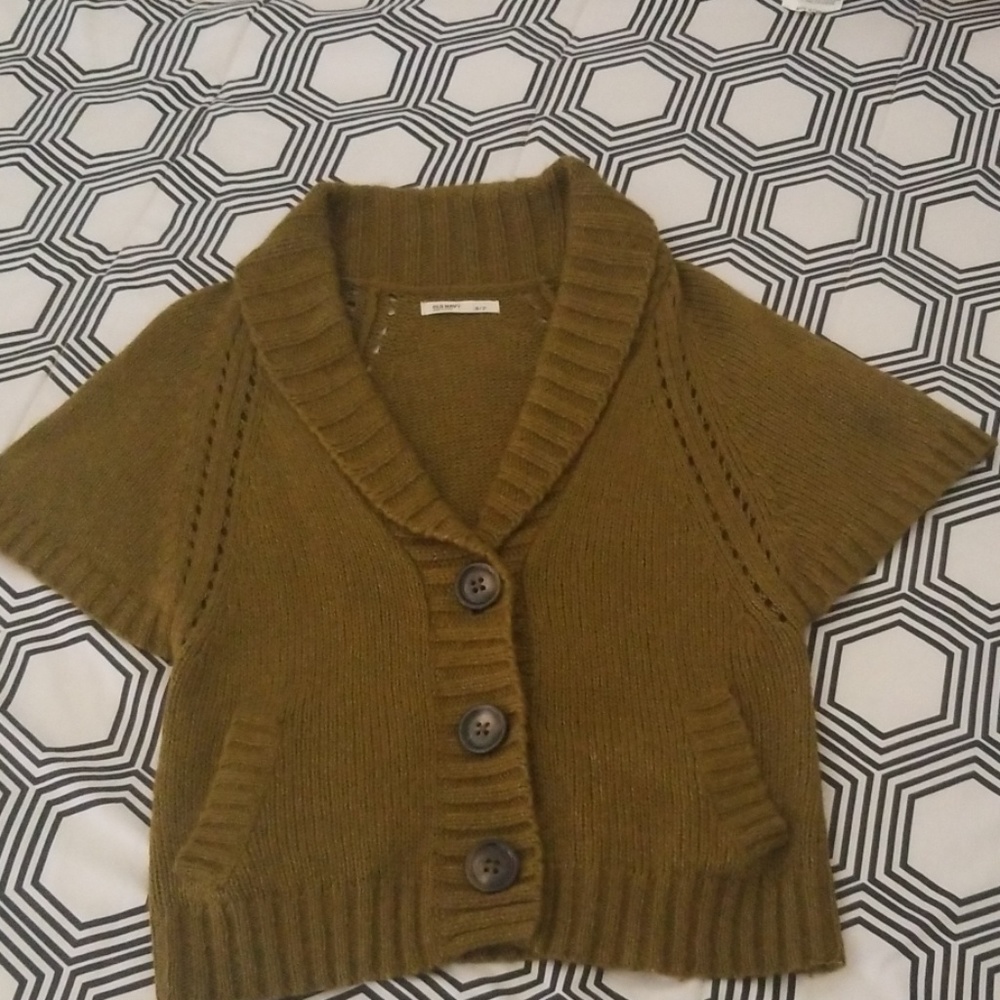 Old Navy Olive Green Sweater Cardigan